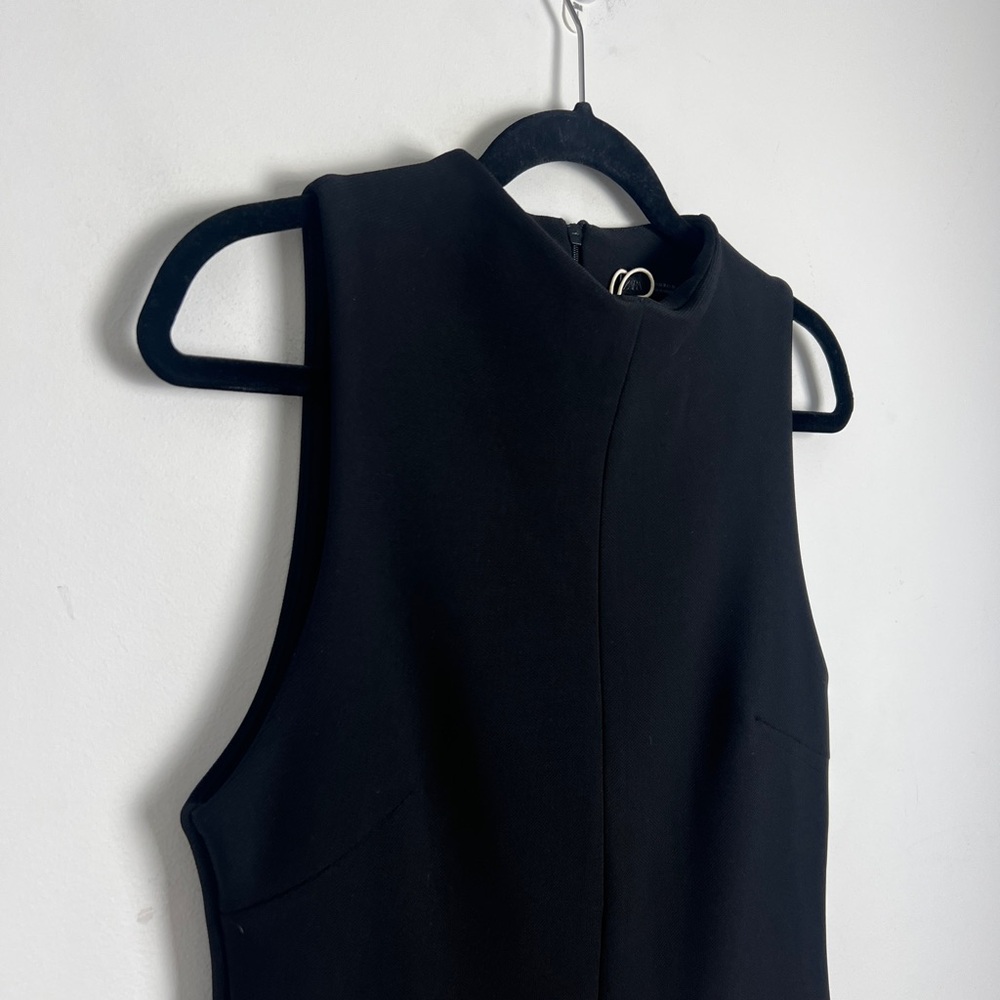 NEW ZARA Women's Medium Black Chic Minimalist Sleeveless Mini Dress - Picture 5 of 13
